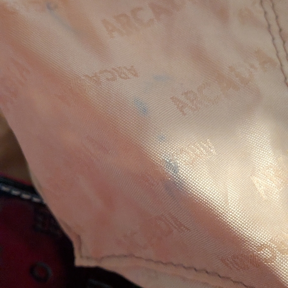 Arcadia Teresa Large Top Handled Black Patent Leather Handbag - Picture 4 of 8